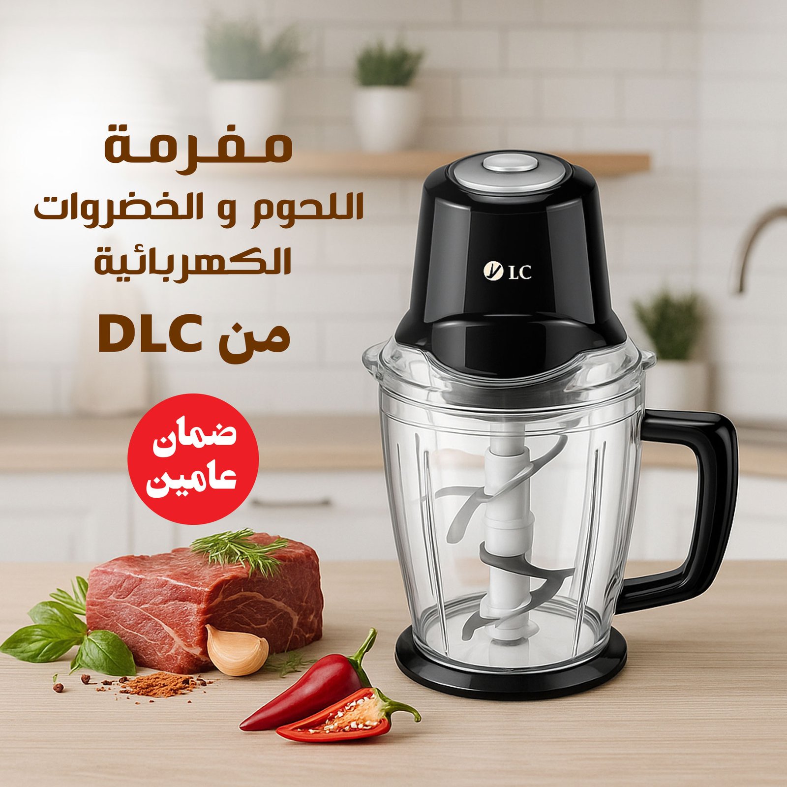 آلة فرم اللحم الكهربائية والخضروات DLC بضمان عامين - الصورة 4